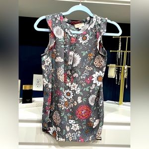 Loft Outlet Tank blouse S floral like new